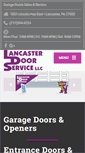 Mobile Screenshot of lancasterdoor.com